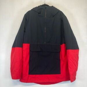 Armada Anorak Jacket Men’s Snowboard Ski Large Waterproof Red Kangaro Pocket